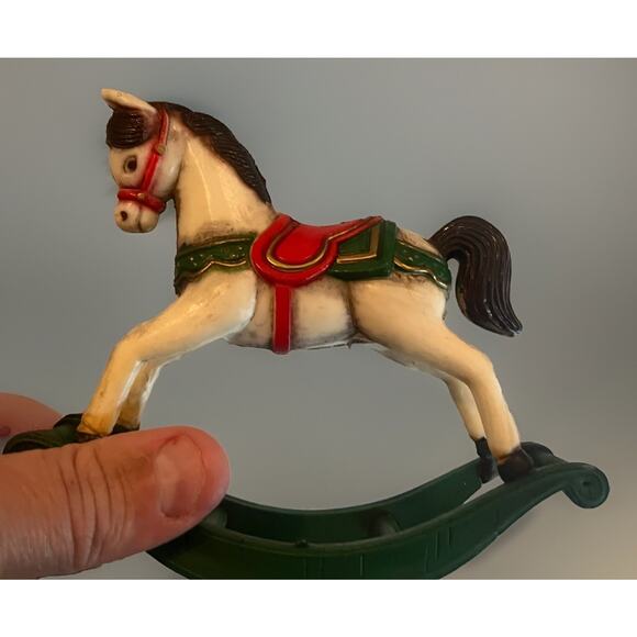 Unbranded Other - Rocking Horse Pony Christmas Decoration Tree Ornament Holiday Figurine Figure